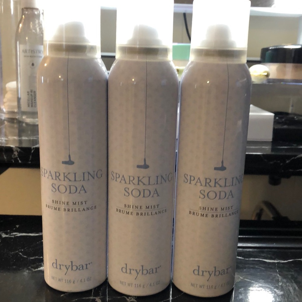 Not for sale- updated listing: Drybar Sparkling Soda Shine Spray, never used